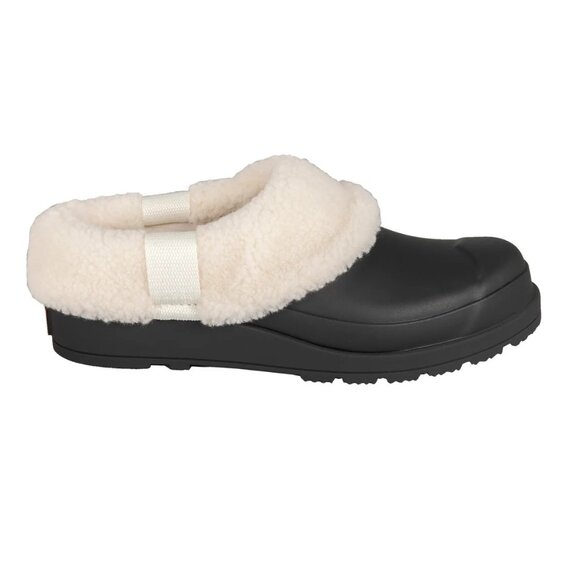 Hunter 8 Women Play Insulated Sherpa Clogs Waterproof Rubber Slip-on Winter Shoe - Picture 14 of 16